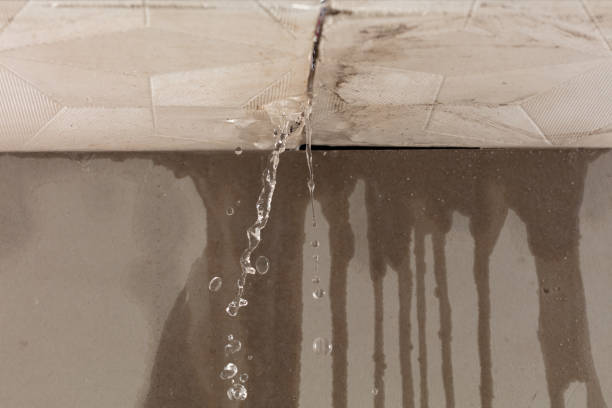 Professional Water Damage Restoration technician working in Orange, TX